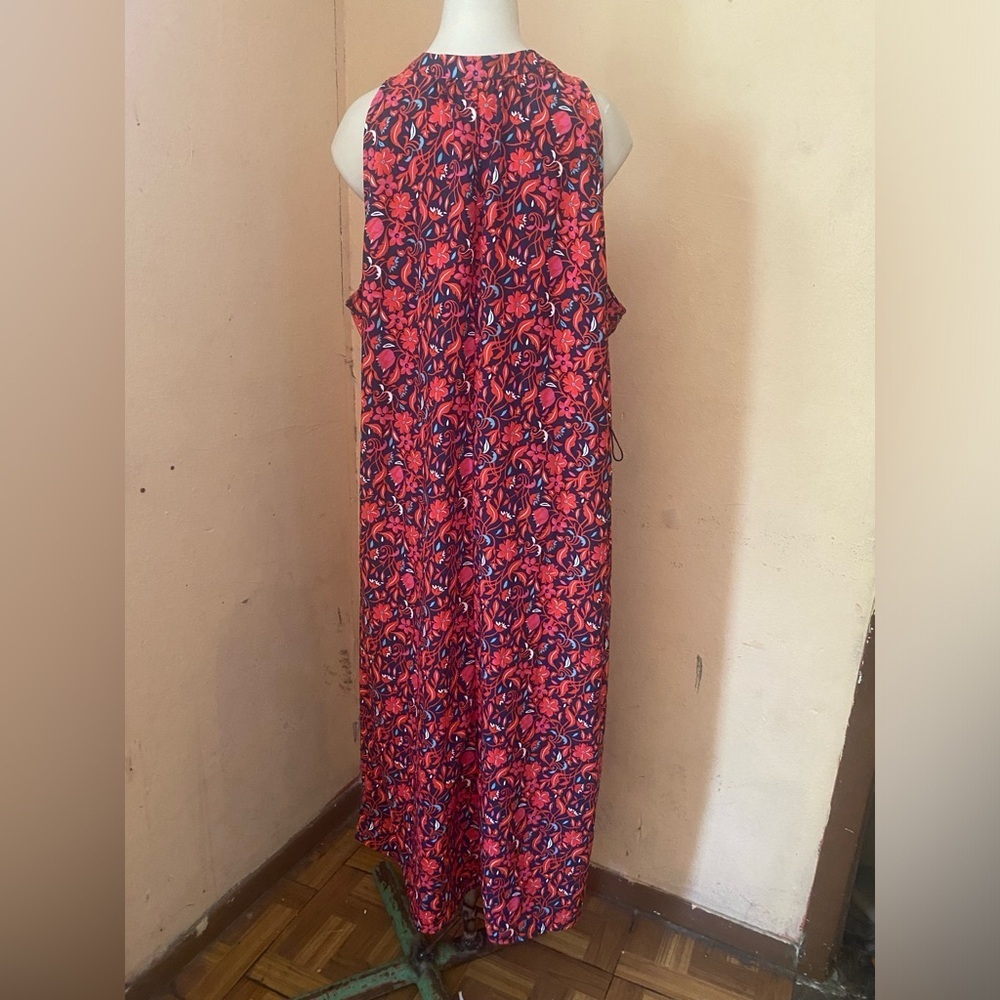 Ann Taylor Red and Blue Floral Dress - Picture 5 of 12
